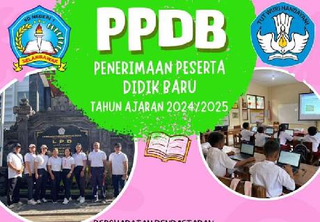 PPDB Tahun Pelajaran 2024/2025